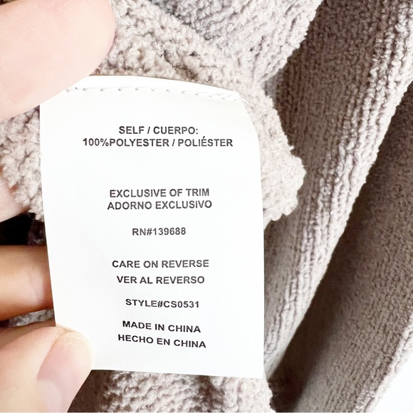 Coco + Jaimeson Chenille Sweater Tan Size Large - Picture 9 of 10